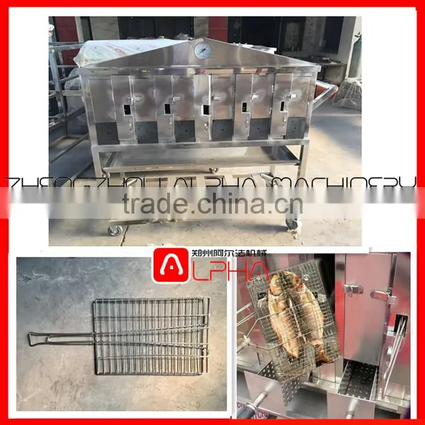 Smokeless Stainless Steel Fish Barbecue Machine With Factory Price/fish Roasting Grill Machine photo-6