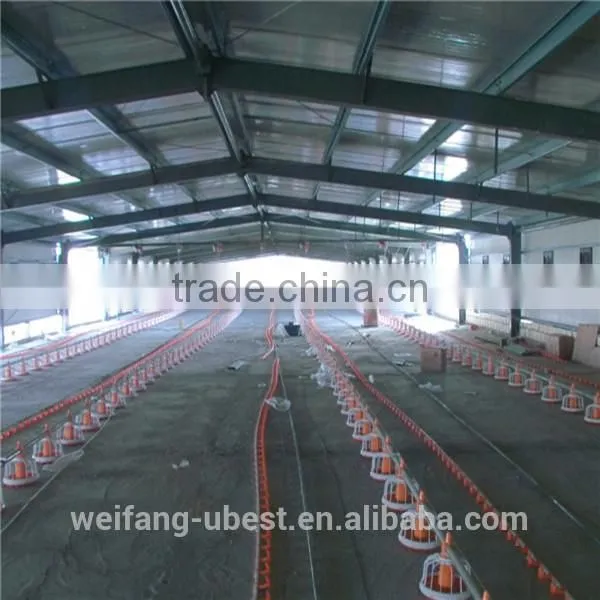 hot sale chinese steel structure building prefab chicken farm