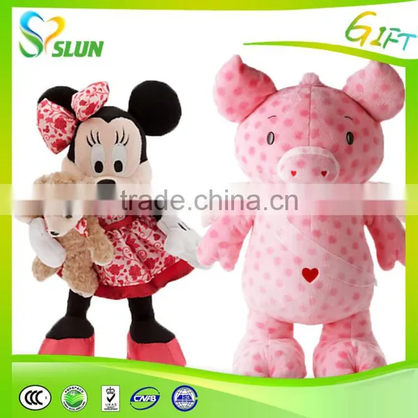 OEM Saint Valentine's Day Mini Plush Panda Teddy Bear Toys photo-3
