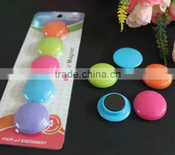 Round Shape 30mm Color Magnet Button for Office, Whiteboard, Frige, Freezer, School. Wholesale Magnet Button Cheap Sale! photo-2