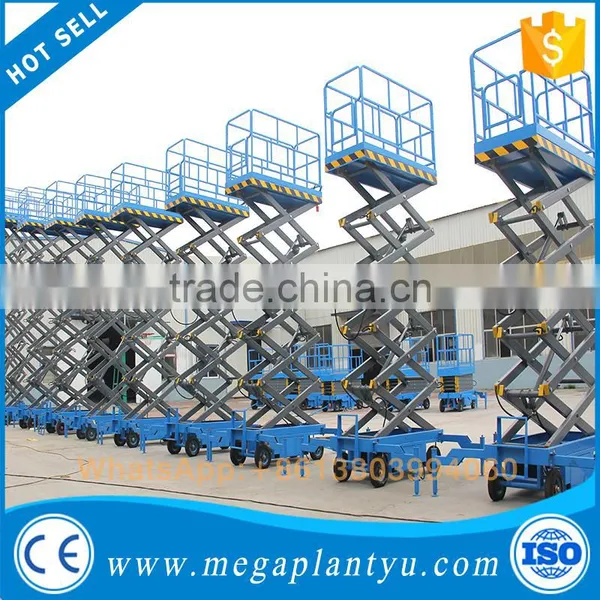 4-18 Meters Height Hydraulic Scissor Lifting Cargos Lifting Platform Equipment photo-6