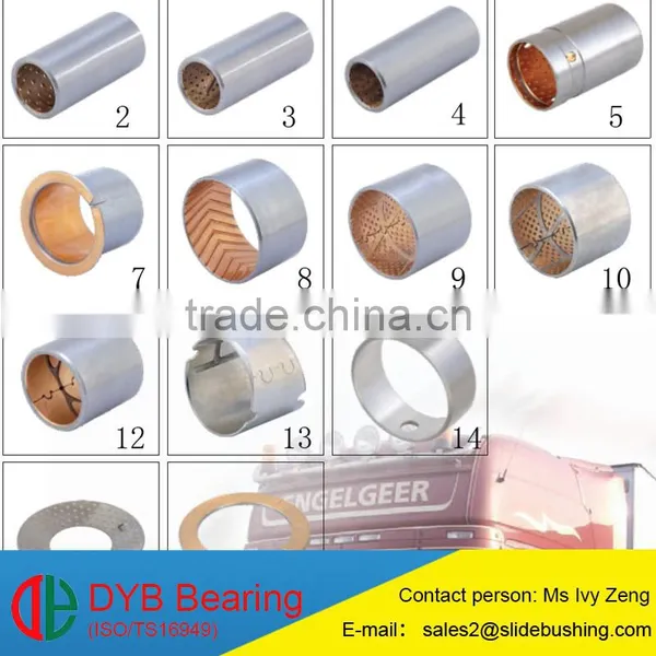 Butterfly Valve Bimetal Bushing, Butterfly Split bi Metal Bi-metal Bush,copper Steel Bimetal Bushi Boccola Bimetallicang photo-2
