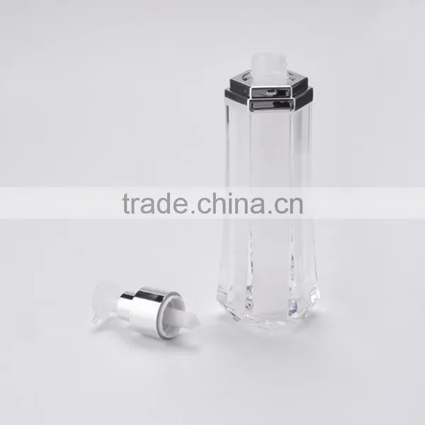 Diamond Shape AS Material 50ml Airless Lotion Bottle photo-4