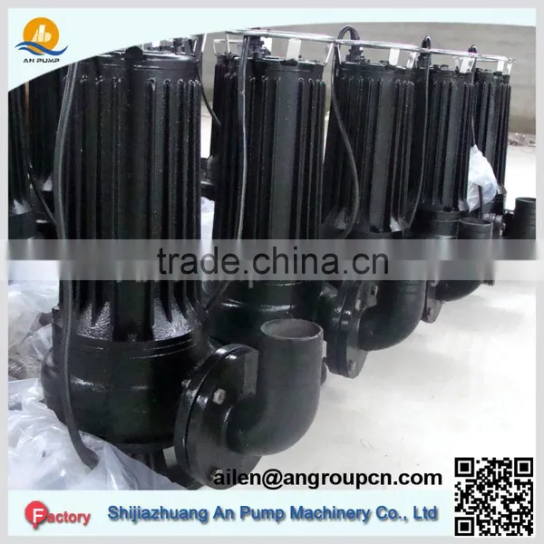Stainless Steel Non-Clog Vertical Submersible Sewage Suspension Pump photo-2