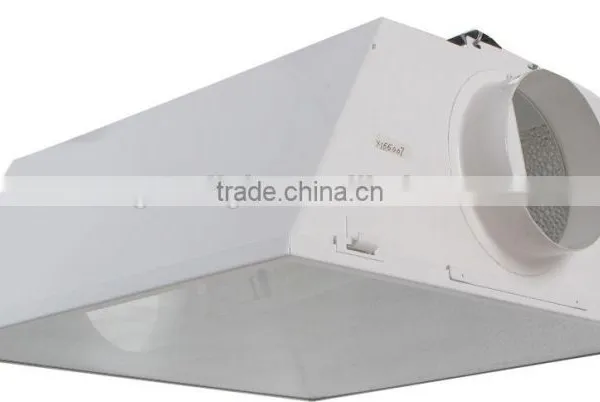 Hydroponic Air Cooled Grow Light Reflector With 6 Inch Duct and Glass Panel photo-2