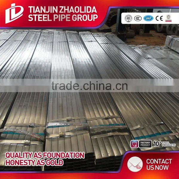 ASTM A53 GR A B ERW Carbon Square Tube With Galvanized in Surface for Low Pressure Water Pipe Oil Gas Use photo-2