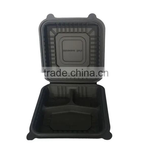 CB024 Biodegradable Disposable Eco-friendly Cornstarch Food Container photo-3