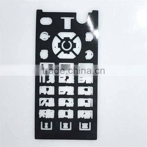Eco-friendly Silicone Overmold Waterproof PET Sheet Mobile Phone Keypad photo-4