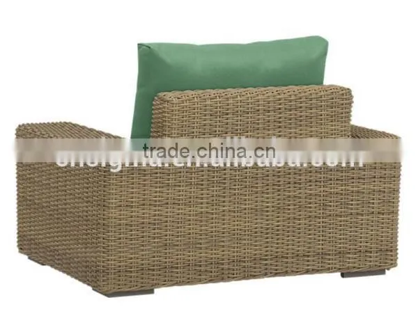 Round Rattan Outdoor Furniture Single Sofa Modern Sofa Seat photo-2