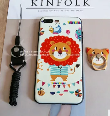 Cartoon Silicone Back Cover Case Mobile Phone Cases for IPhone7/7Plus/6/6s/6plus/6splus Cell Phone Shell Soft Case photo-2