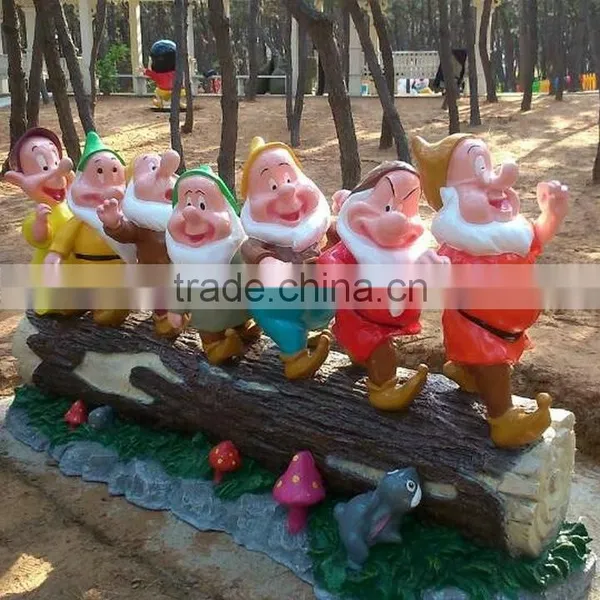 Strong Snow White With 7 Small Man Figure photo-2