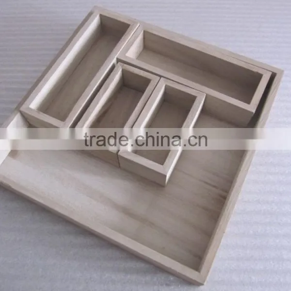 6 Department Wooden Trays For Home Use Customed Wooden Trays photo-5