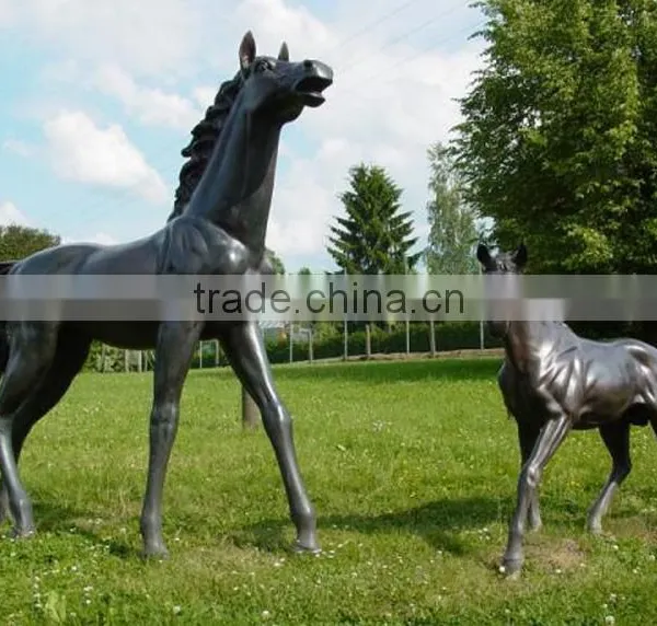 Animal Metal Bronze Garden Lost Casting Wax Cheval Sculpture photo-2