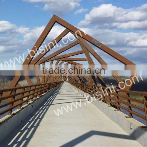 Modern Stayed-cable Bridge, Pine Sea Landscape Bridge, Customized Decorative Bridge(BF08-Y10002) photo-6