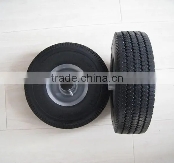 10 Inch 3.5-4 Puncture Proof pu Solid Wheels photo-2
