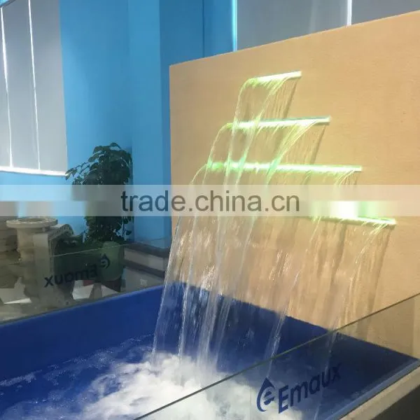 Emaux Swimming Spa Pool LED Light Water Curtain Acrylic Waterfall photo-2