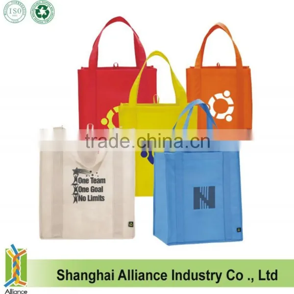 Wholesale Cheap Reusable 100gsm Nonwoven Shopping Grocery Bags photo-6
