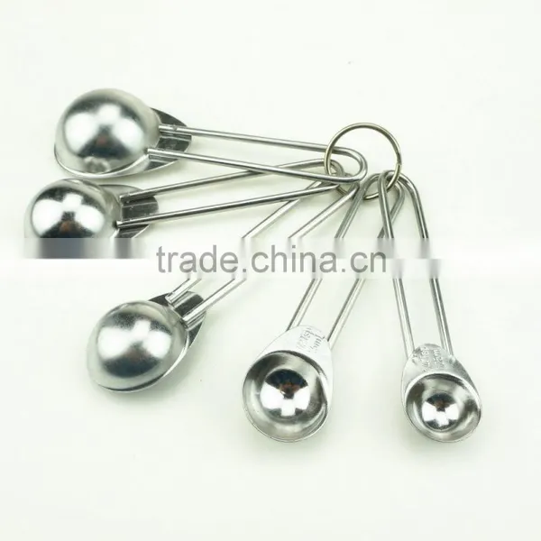 42135 Wire Handles Stainless Steel Nesting Measuring Cups and Spoons Set photo-4
