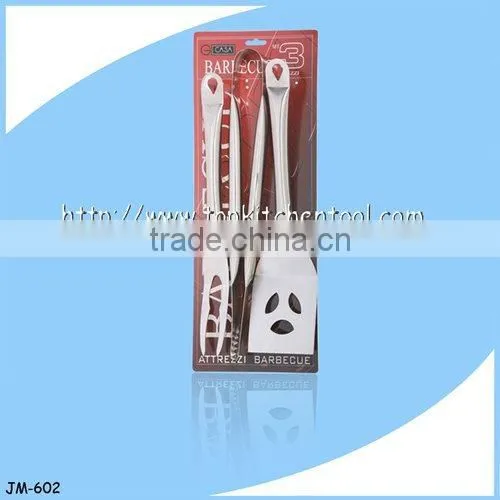 3pcs Stainless Steel BBQ Set