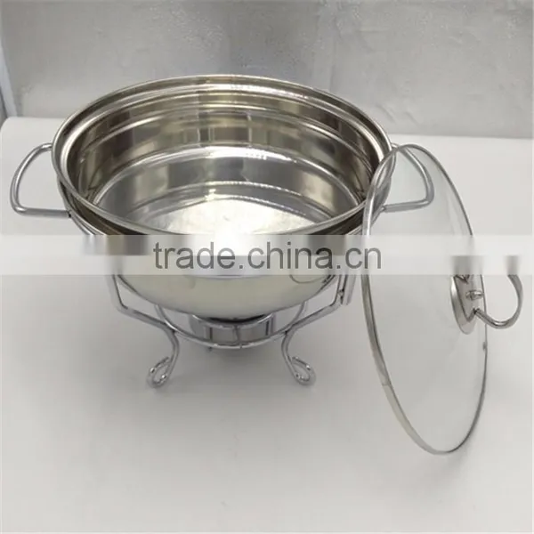 3.5L Mini Stainless Steel Round Chafing Dish for Buffet photo-4