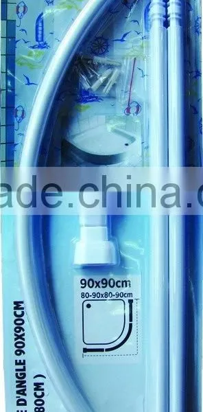 Stainlee Steel or Aluminum Extendable Shower Rod photo-5
