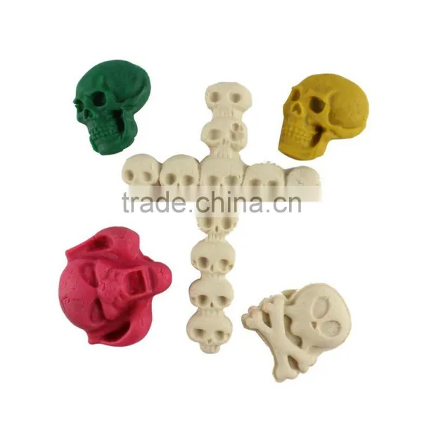 Halloween Skull Fondant Chocolate Mold Silicone Baking Tools DIY Cake Decorating Tools 1688 Agent photo-3