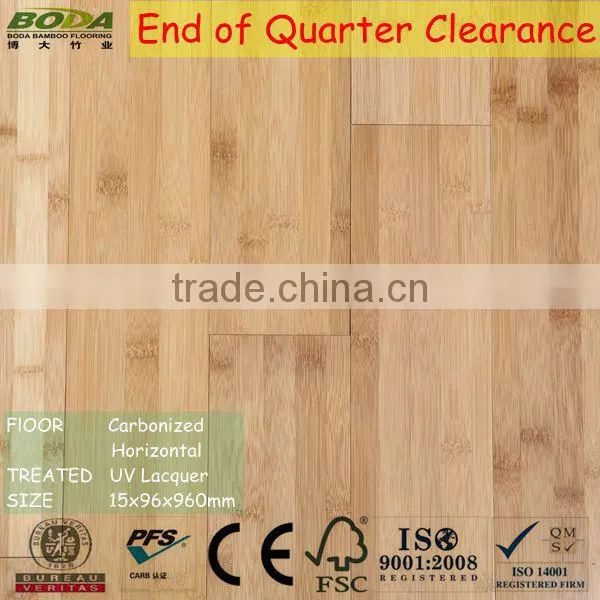 Carbon Horizontal Moso Solid Bamboo Flooring