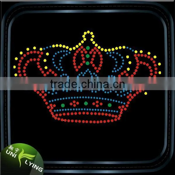 Latest Rhinetone Transfer Crown Motifs ,fashion Strass Transfers photo-3
