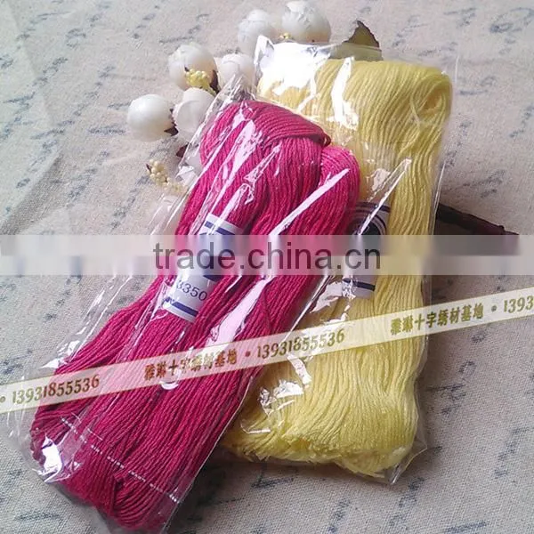 Wholesale 100% Cotton Embroidery Thread 447 DMC Color 100m Cross Stitch Thread photo-4