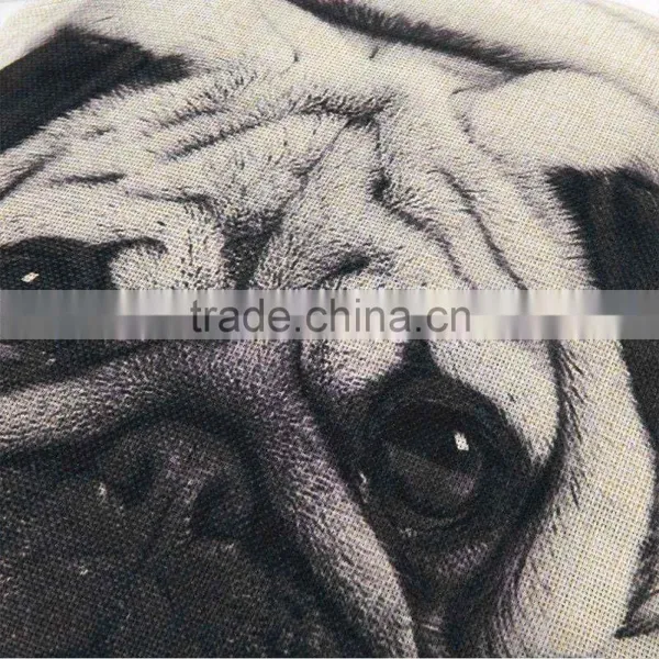 45*45CM Funny Lovely Animal Dog Pattern Office Cushion Pillow Cover Cotton Linen Decorative Pillows Pillowcases Covers 5 Types photo-4
