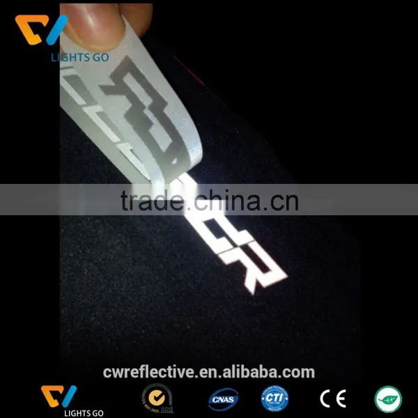 High Light Glow in the Dark Washable Reflective Clothes Tag Brand photo-3