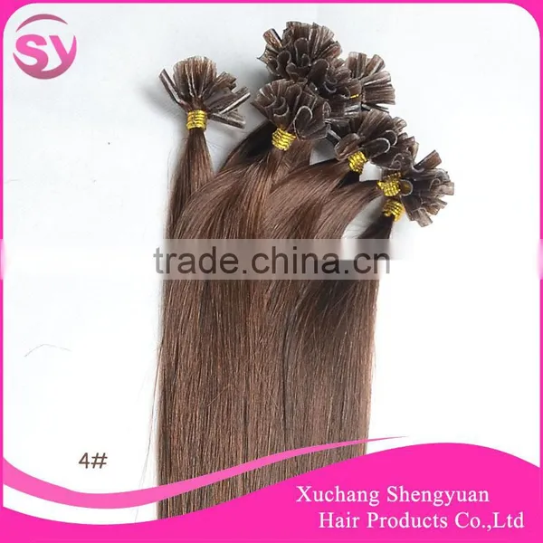 Factory Price Ombre u Tip Hair Extension, Prebonded U Tip Hair, Keratin U Tip Hair Extension photo-4
