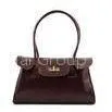 Unique Ladies Leather Business Women s Tote Bags Brown , Cotton Lining Inside