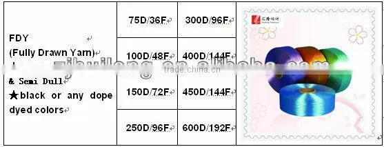 100% Polyester Yarn FDY 150D Xiaoshan Factory photo-4