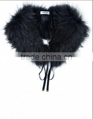 100% Genuine Raccoon Fur Collar/ Raccoon Fur Garment