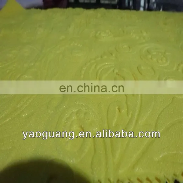Knit 100%polyester Embossing Fabric for Lady Dress Fabric Stock