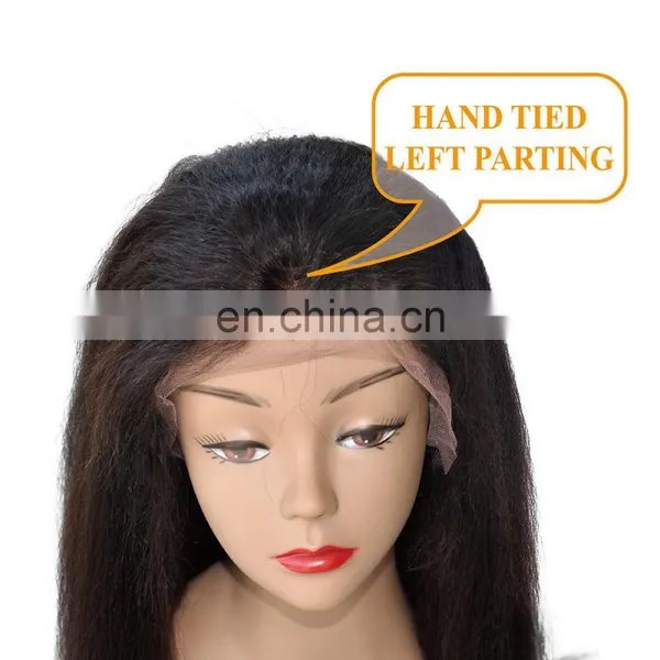 Cheap Remy Lace Front Wig Yaki-Kinky Straight Lace Front Human Hair Wig For Wholesale photo-5