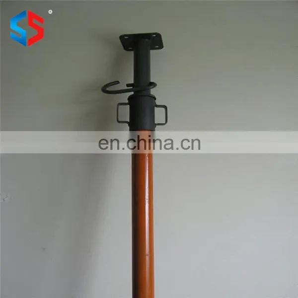 ASP-108 Tianjin Shisheng Telescopic Construction Adjustable Steel Formwork Shoring Props With Square Plate photo-2