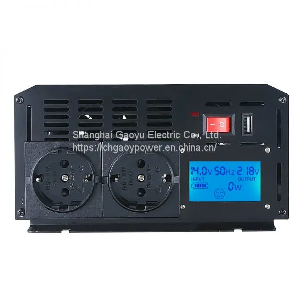 1500W 3000W Pure Sinus Voltage Converter 12V 230V Remote Control photo-2