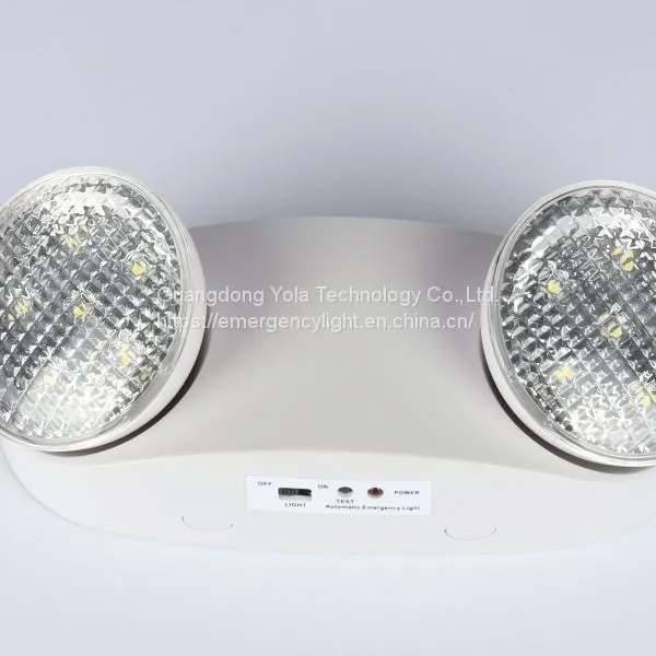 Wall Mounted Twin Spot Automatic Emergency Light Home Hotel Lights photo-3