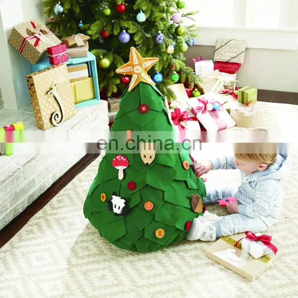 DIY Felt Christmas Tree Ornaments With Merry Christmas Felt Wall Hanging Christmas Decorations photo-6
