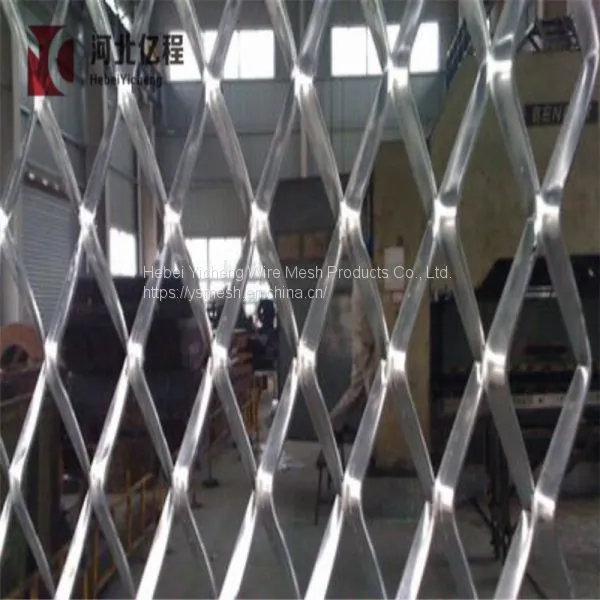 Decorative Galvanized Iron Expanded Metal Mesh Diamond Hole photo-5