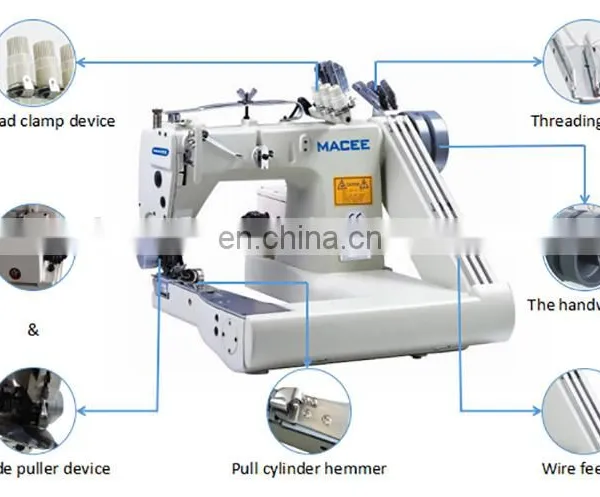 MC 928-PS HIGH-SPEED THREE NEEDLE FEED-OFF-THE-ARM CHAINSTITCH MACHINE photo-2