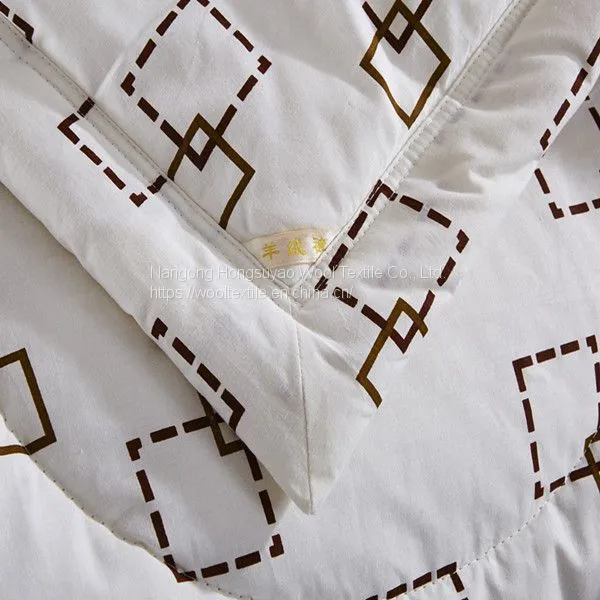 Home Textile 100% Cotton Proof Fabric Thickened Wool/ Cashmere Quilt photo-3