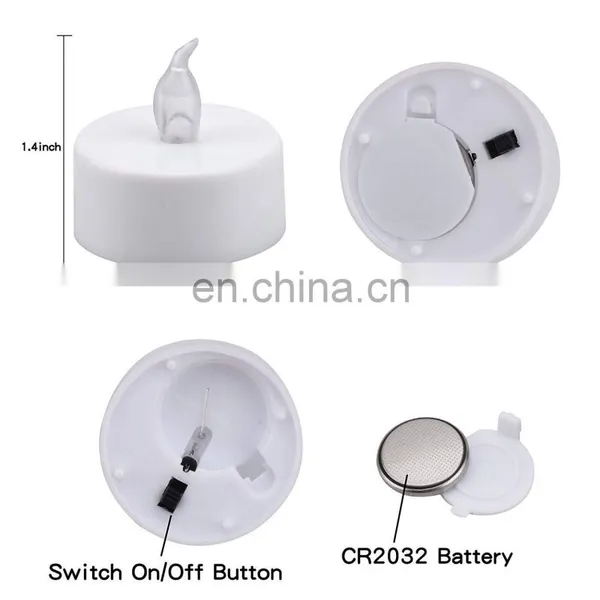 Right Flickering Bulb Battery Operated Flameless LED Tea Light for Seasonal and Festival Celebration photo-3