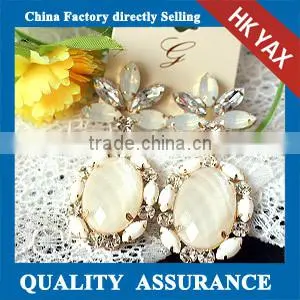 0525C Pretty Crystal Bridal Earrings, Bridal Crystal Earrings for Jewelry, Bridal Crystal Earrings for Wedding photo-4