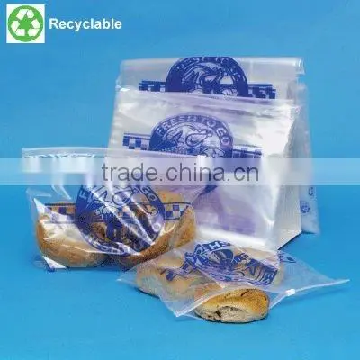 Printed Polyethylene Plastic Deli Saddle Bags With Zipper photo-5
