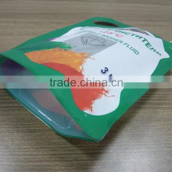 Stand up Spout Plastic Antifreeze Liquid Bag/liquid Bag With Nozzle photo-2