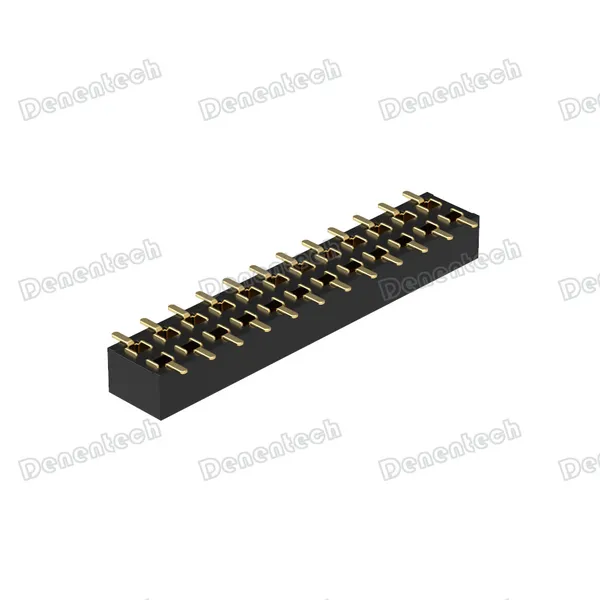Denentech 2.00mm Pitch Dual Row H2.80 Female Header SMD Without Peg photo-3