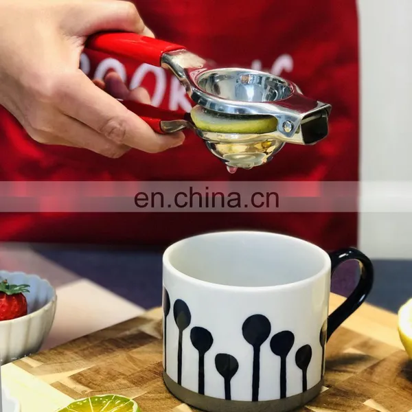 High Quality Stainless Steel Lemon Squeezer With Silicone Handle photo-2